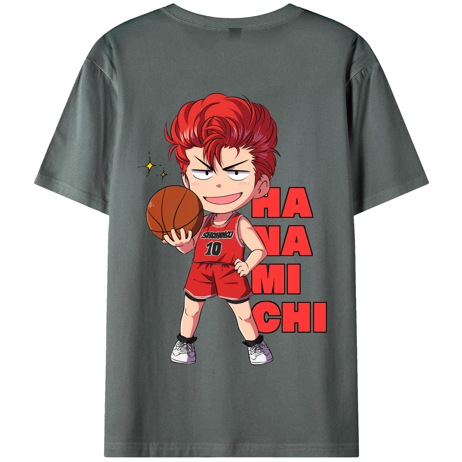 SLAM DUNK／スラムダンク 綿100％半袖Tシャツ（背面プリント）